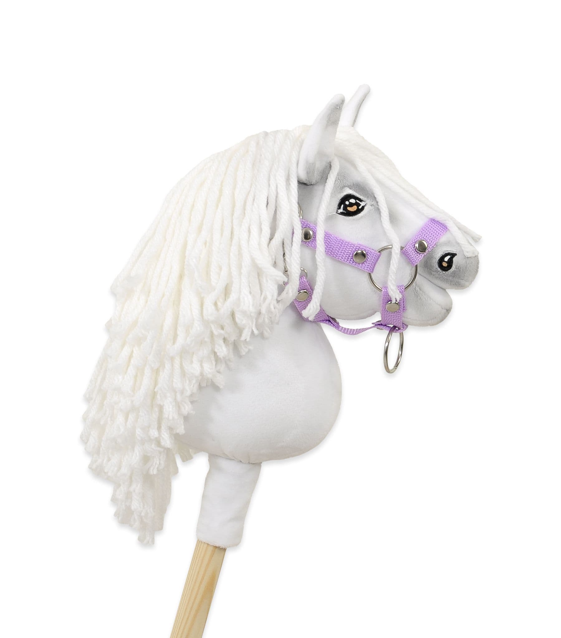 Hobby Horse кон на пръчка Super Hobby Horse Premium A5 - Бял