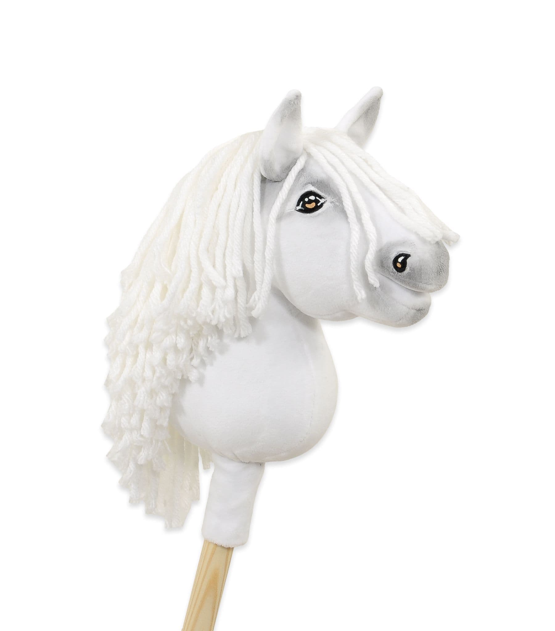 Hobby Horse кон на пръчка Super Hobby Horse Premium A5 - Бял
