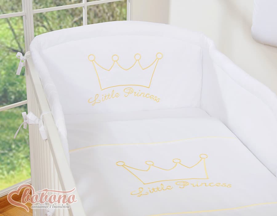 Baby Bedding Set 2-Piece with Embroidery Little Prince/Princess
