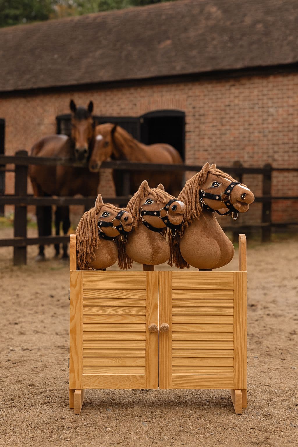 Hobby Horse кон на пръчка Super Hobby Horse Premium A5 - Бял