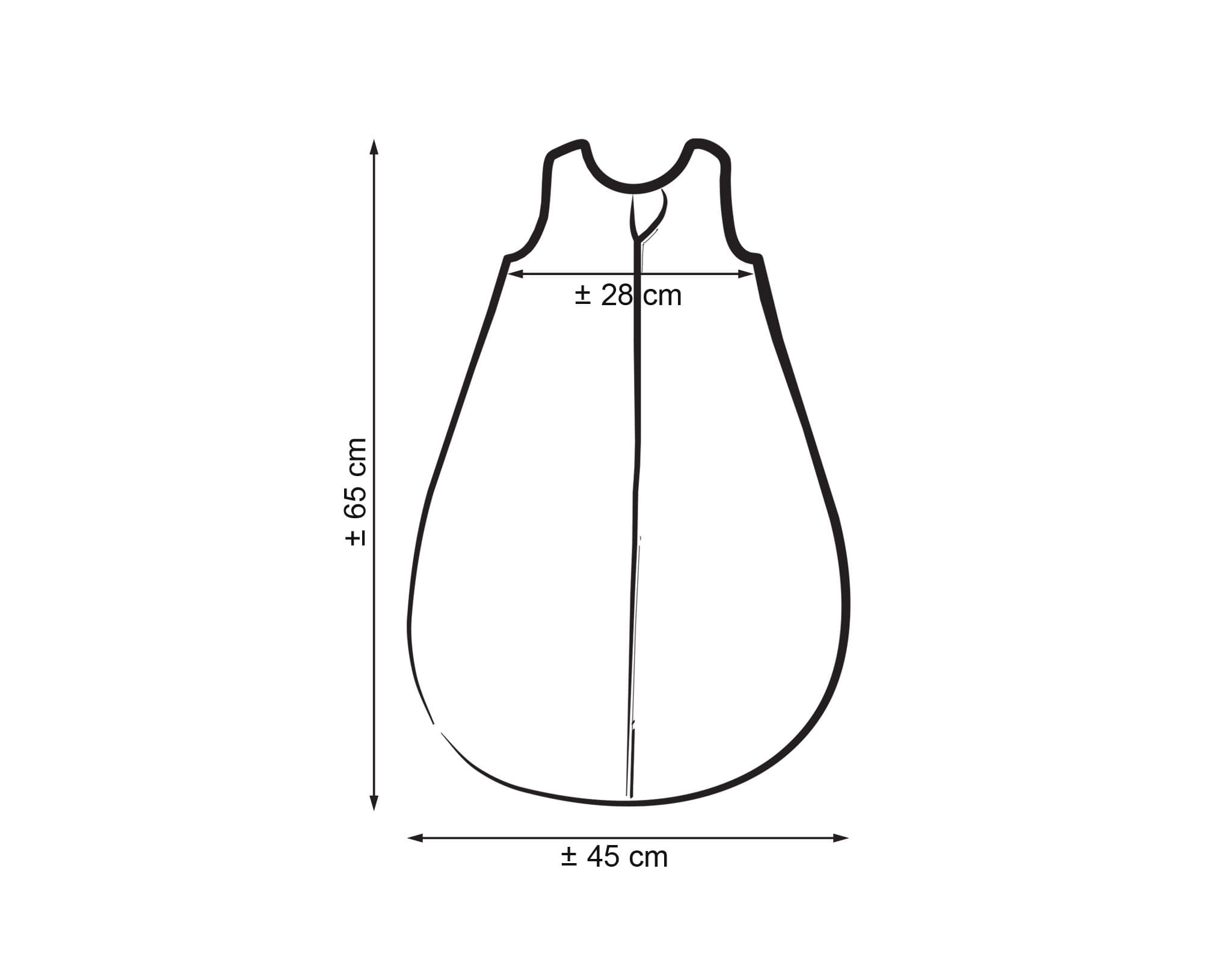 Cotton Baby Sleeping Bag TOG 1.0 for Summer, 0-6 Months
