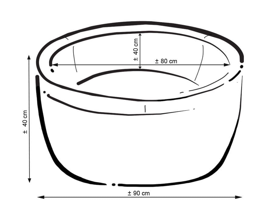 Minky Ball Pit Ø90 x 40 cm with 200 Balls